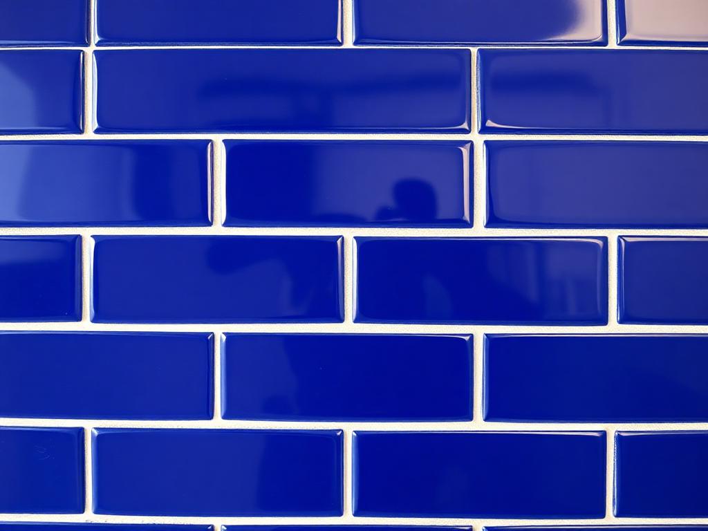 Cobalt Blue Gloss Kitchen Tile 75 — Gloss ceramic 75 x 300mm