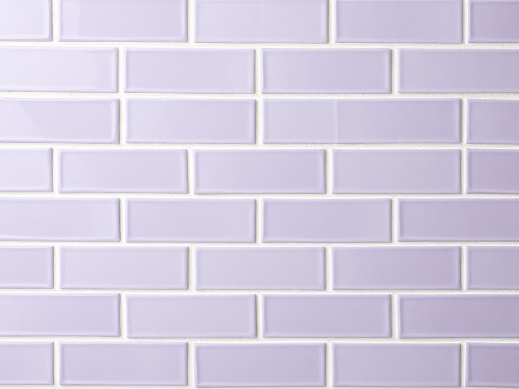 Lilac Gloss Kitchen Tile 75 — Gloss ceramic 75 x 300mm