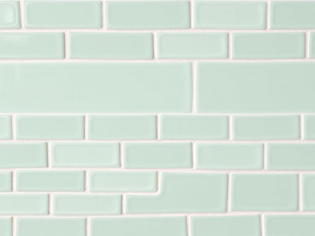 Mint Gloss Kitchen Tile 75 — Gloss ceramic 75 x 300mm