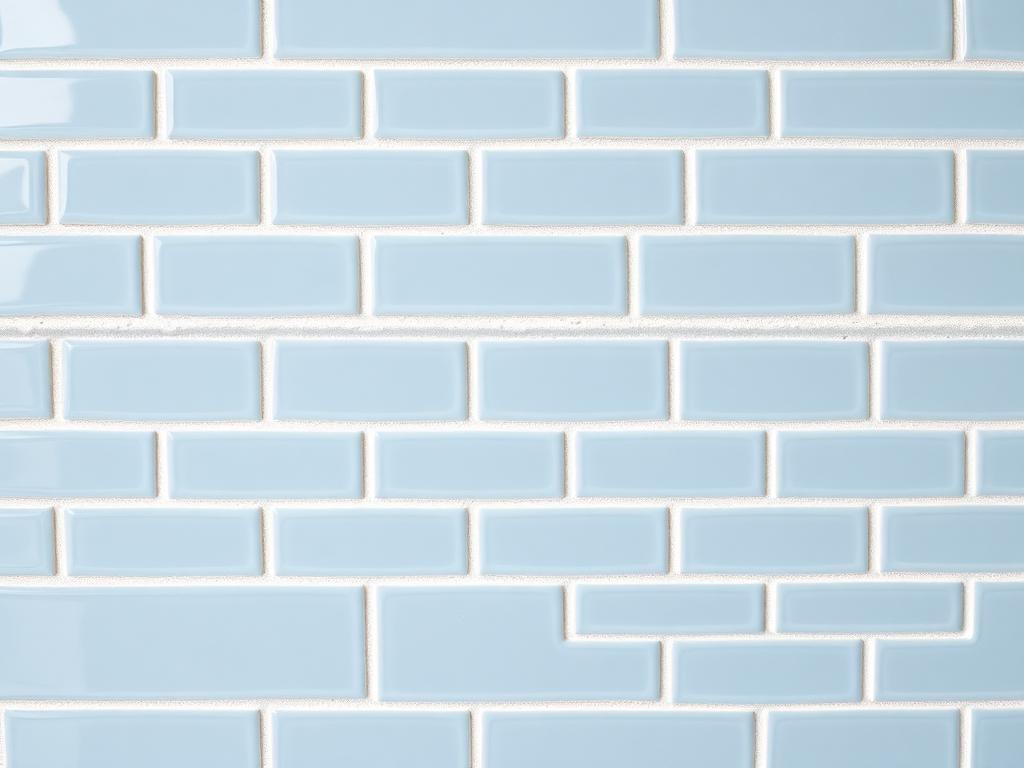 Powder Blue Gloss Kitchen Tile 75 — Gloss ceramic 75 x 300mm