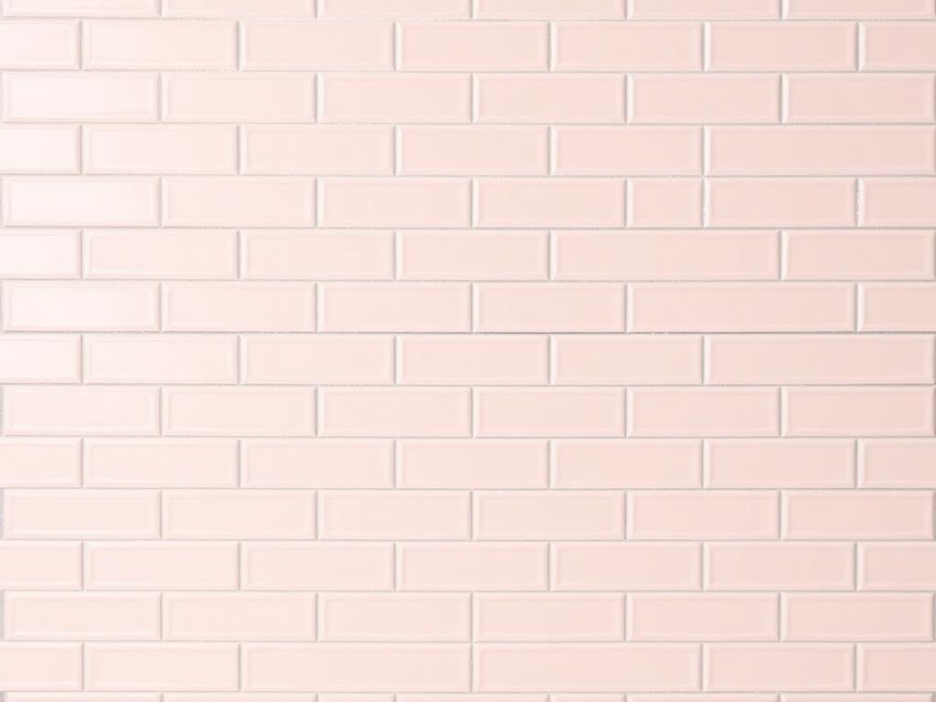 Blush Pink Gloss Kitchen Tile 75 — Gloss ceramic 75 x 300mm