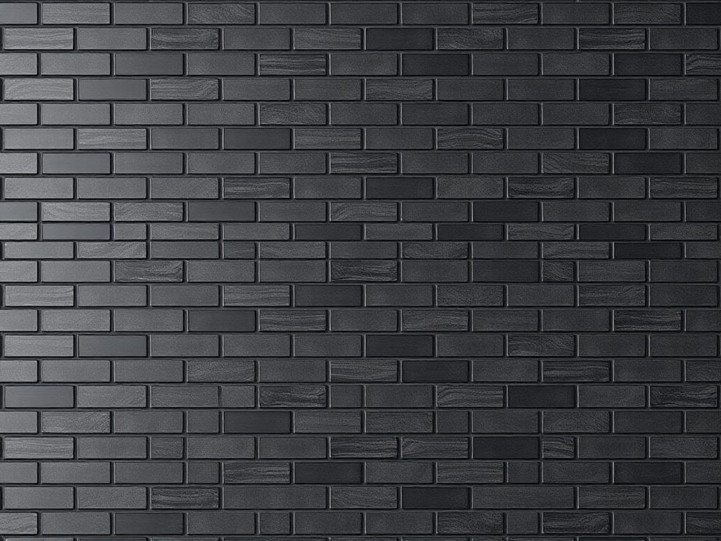 Charcoal Gloss Kitchen Tile 75 — Gloss ceramic 75 x 300mm