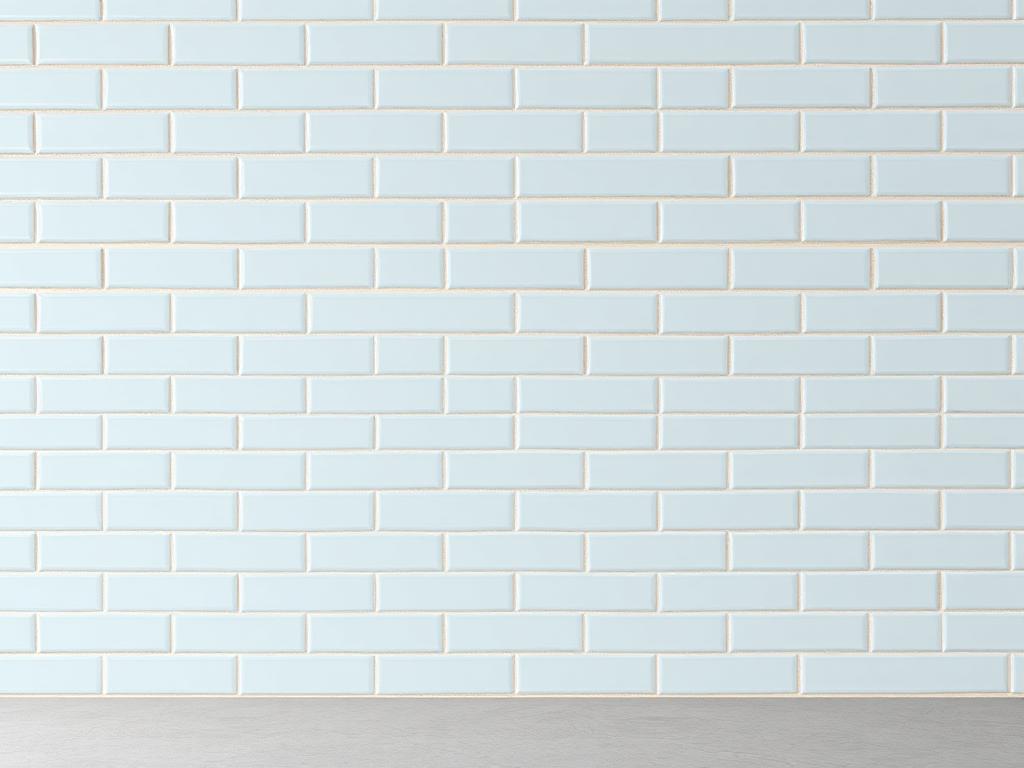Duck Egg Gloss Kitchen Tile 75 — Gloss ceramic 75 x 300mm